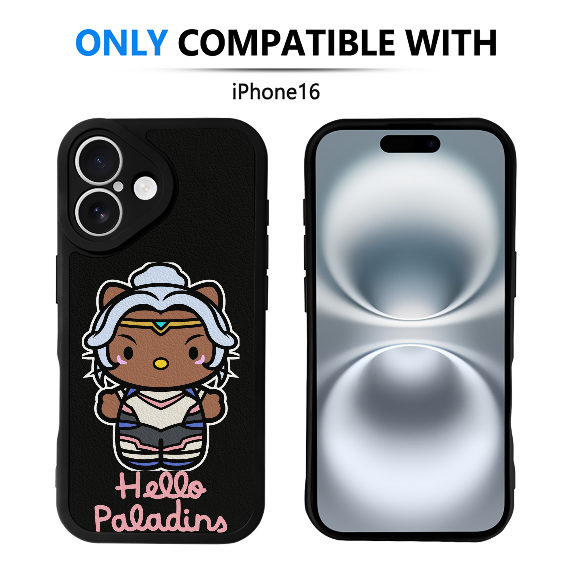 （画像用） Hello Kitty ハローキティ 【iPhone 16シリーズ対応】シリコンスマホケース（レザー調） 材質：シリコン